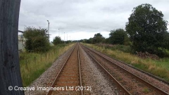 281890: Platelayers' Hut: Cab-view video still (northbound)