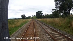 282780: Fog Hut: Cab-view video still (northbound)