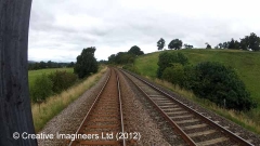 282970: Bridge SAC/267 (stream): Cab-view video still (northbound)