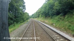 285450: Fog Hut: Cab-view video still (northbound)