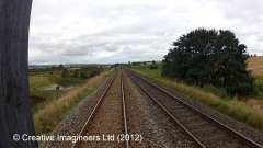 287430: Culvert (6' 9" diameter): Cab-view video still (northbound)