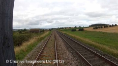 287450: Bridge SAC/283(culvert 1' 3" diameter): Cab-view video still (northbound