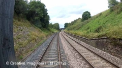 288780: Gradient Post : Cab-view video-still (northbound)