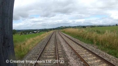 288960: Fog Hut: Cab-view video-still (northbound)