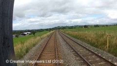 289000: Milepost 289 : Cab-view video-still (northbound)