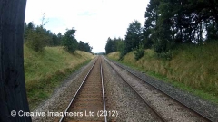 291540: Fog Hut: Cab-view video-still (northbound)