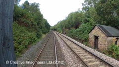 294000: Milepost 294: Cab-view video-still (northbound)