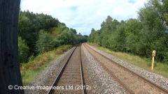 294750: Milepost 294¾: Cab-view video-still (northbound)"