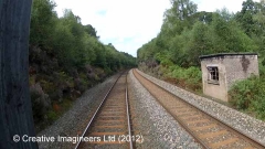 294790: Platelayers' Hut (estimated position): Cab-view video-still (northbound)