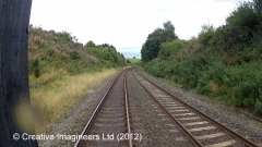 297550: Platelayers' Hut: Cab-view video-still (northbound)