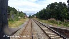 298175: Armathwaite Station - Barrow Crossing:Cab-view video-still (northbound)