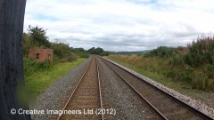 298420: Armathwaite Station - Platelayers' Hut:Cab-view video-still (northbound)