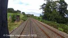 299270: Platelayers' Hut: Cab-view video-still (northbound)