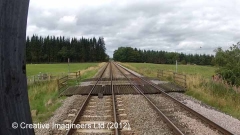 300920: Level Crossing: Cab-view video-still (northbound)