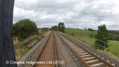 301530: Bridge SAC/336 - Eden Bank: Cab-view video-still (northbound)