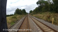 303510: Platelayers' Hut: Cab-view video-still (northbound)