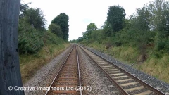 304740: Fog Hut: Cab-view video-still (northbound)