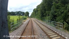 305530: Bridge SAC/354 - Parks (occupation): Cab-view video-still (northbound)