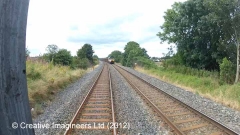 305980: Platelayers' Hut: Cab-view video-still (northbound)