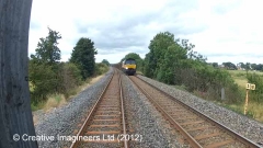 306000: Milepost 306: Cab-view video-still (northbound)
