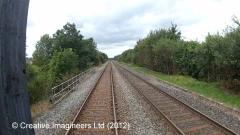 306295: Durran Hill - Loading Gauge: Cab-view video-still (northbound)