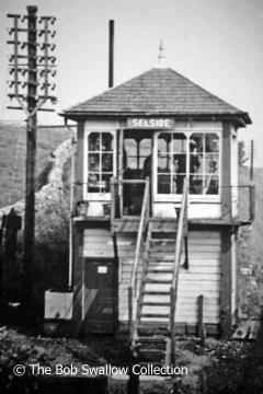 The south elevation of Selside Signal Box.