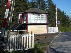 Low House Crossing Signal Box: West elevation view