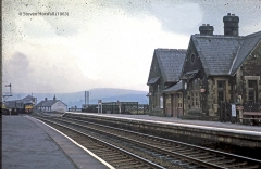 253380: Dent Station-Main Building & Booking Office:Context view from the north