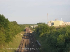 Kirkby Thore Signal Box: Context view from the north