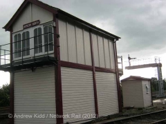 Appleby North Signal Box: East elevation view