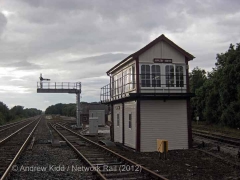 Appleby North Signal Box: South elevation view