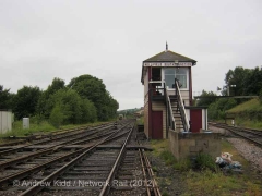Hellifield South Jn. Signal Box: South-east elevation view
