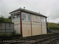 Hellifield South Jn. Signal Box: West elevation view
