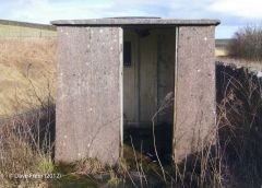 231970: Former Tele-Communications Hut: Elevation view from the north west