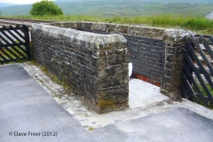 256585: Garsdale Station - Coal Bunker: Elevation view from the north east