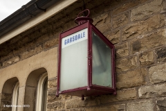 Garsdale Station 'Up' Waiting Room: Exterior replica lighting, from the west.