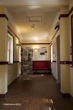 Garsdale Station 'Up' Waiting Room: Interior view, from the southwest.