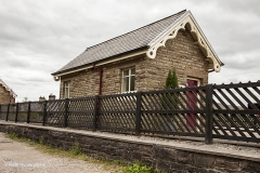 Garsdale Station Toilet Block: Elevation view from the east.