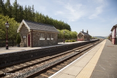 256640: Garsdale - Passenger Platform (Down): Context view from the north