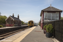 256640: Garsdale - Passenger Platform (Down): Context view from the north east