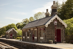 Garsdale Station: 'Up' Waiting Room and Toilet Block from the southwest.