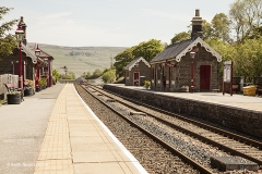 256640: Garsdale - Passenger Platform (Down): Context view from the south west