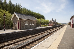 256630: Garsdale Station - Passenger Platform: Context view from the north