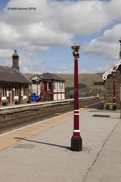 256630: Garsdale Station - Passenger Platform:Elevation view from the south