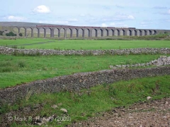 Ribblehead Viaduct: Elevation view from the west