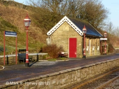 Horton Station Waiting Room: Context view from the South-east