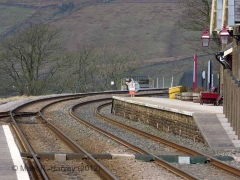 Ribblehead Station Barrow Crossing: Context view from the south-east