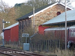 Appleby Station Goods Shed: North-north-west elevation view