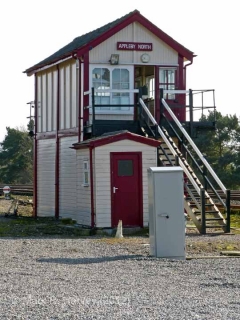 Appleby North Signal Box: North elevation view