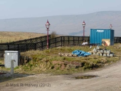 Ribblehead Station Cattle Dock: Elevation view from the east
